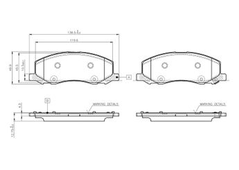 Fren Disk Balata Ön BOSCH 0 986 TB3 108  1605202 13237752