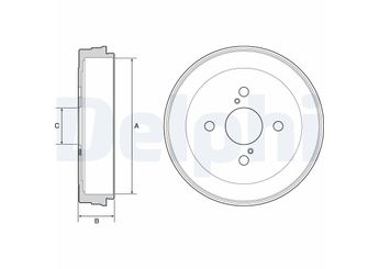 Kampana Arka Sağ veya Sol DELPHI BF534  4243147010 42431-47010