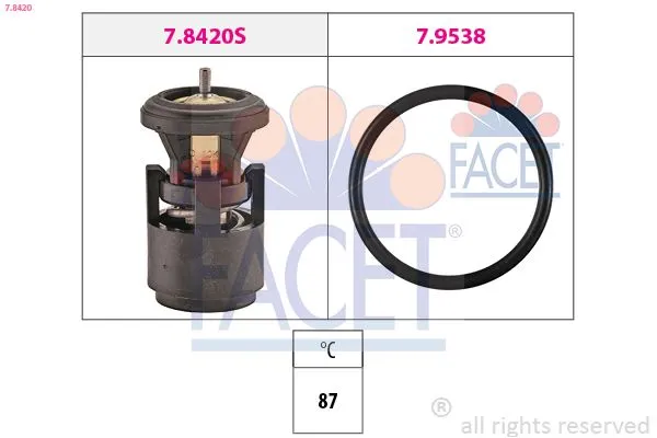 Termostat 87 °C  VOLKSWAGEN ORJINAL 032121110B