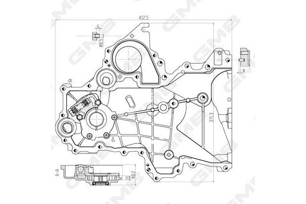 Yağ Pompası  Kia Rio Sedan (QB)(2011->)  GMB GOAS-175A