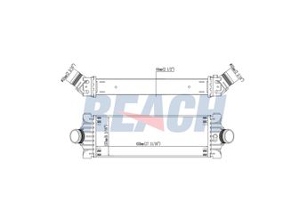 Turbo Radyatörü  ORİS IFR005062  CC119L440AC CC119L440BF 1748579 1748585 1771034 1771038 1823031 1823032 1881207 1881209 CC119L440AD CC119L440AE CC119L440AF CC119L440BC CC119L440BD CC119L440BE