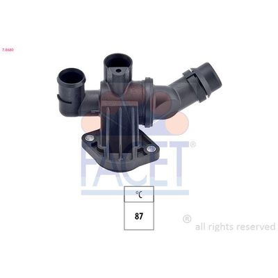 Termostat Gövdesi  Skoda Octavia Combi (1Z5)(11.2004->)  FACET 7.8680