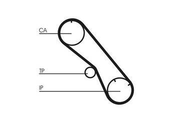 Triger Kayışı  CONTINENTAL CT1153  1356817020 13568-17020 1356817021 13568-17021 1356819175 1356819176 13568YZZ16 13568YZZ17