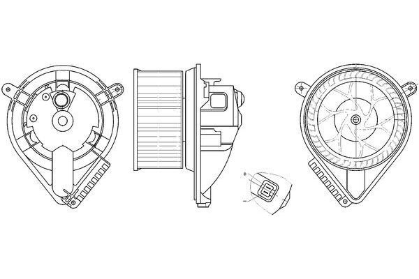 Kalorifer Motoru  MAHLE AB 272 000S