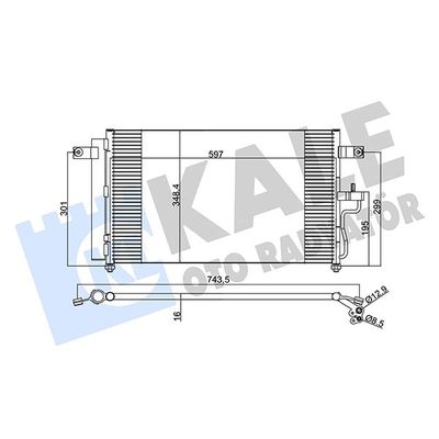 Klima Radyatörü  MAHER 10855