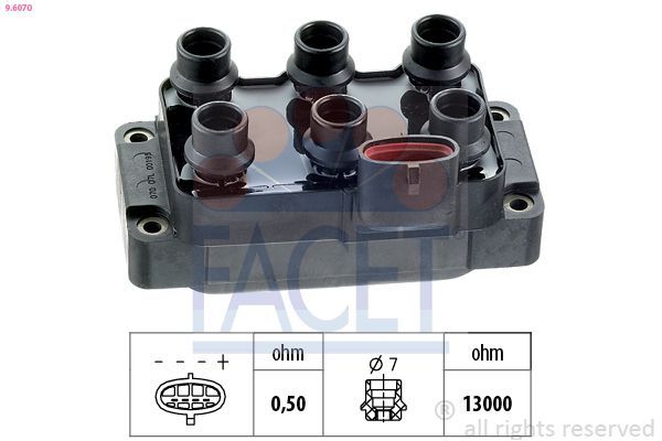 Ateşleme Bobini  Ford Mondeo S.Wagon (GD)(1997->)  FACET 9.6070