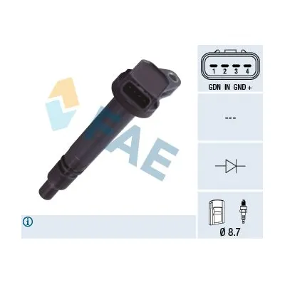 Ateşleme Bobini  Toyota Urban Cruiser (NLP11/NSP11)(02.2009->)  FAE 80367