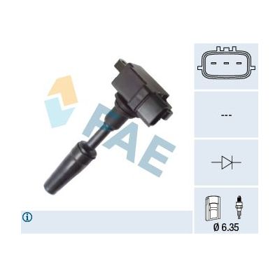 Ateşleme Bobini  Nissan Maxima QX (A32)(10.1994->)  HELLA 5DA 358 290-481