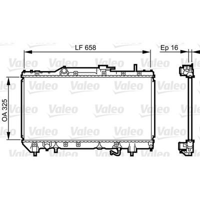 Su Radyatörü  Toyota Carina (T19)(1995->)  VALEO 731685