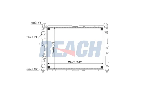 Su Radyatörü  Fiat Tempra (159) 4 Kapı (1990->)  MAHER 14609