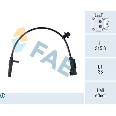 Abs Sensörü Arka Sağ veya Sol Ford Transit Kamyonet (TTG)(2013->2019)  OGN BK312B372DAY