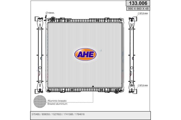 Su Radyatörü  ORİS BRN904016