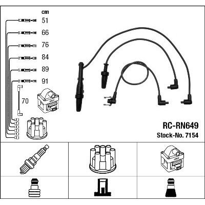 Buji Kablosu  NGK 7154