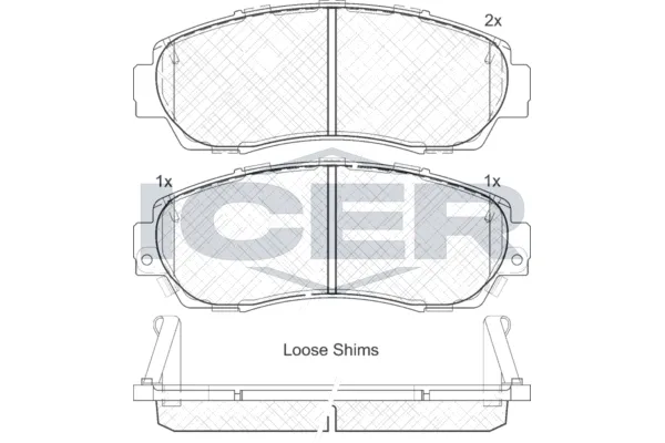 Fren Disk Balata Ön AYD 60217A