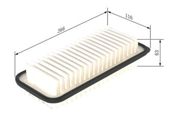Hava Filtresi  BOSCH 1 987 429 177  1780133040 178010N010 17801 0N010 17801 33040