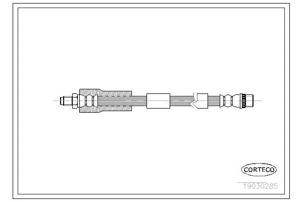 Fren Hortumu Ön Sağ veya Sol Peugeot 307 CC Cabrio-Coupe (S1)(10.2003->06.2005)  SWAPP 40114
