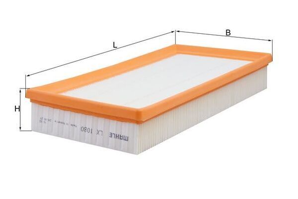 Hava Filtresi  Volkswagen Polo IV (9N1)(11.2001->2005)  MAHLE LX 1080