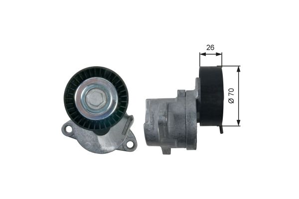 Vantilatör Kayış Gergi Rulmanı  Opel Insignia A Country Tourer (2013->)  GATES T39164