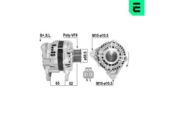 Alternatör  ERA 211039A  A003TB4981 RF5C18300 RF5C-18-300 A3TB4981