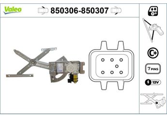 Cam Krikosu Ön Sol VALEO 850306  5140035 5140087 93186824