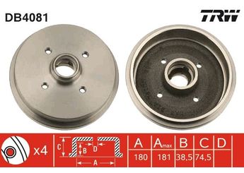 Kampana Arka Sağ ve Sol BRAXIS AD5027  171501615 171 501 615 171501615A 171 501 615 A 171501615B 171 501 615 B 171501615C 171 501 615 C 191501615 191 501 615 191501615B 191 501 615 B 3055016151 305 501 615 1 823501615B 823 501 615 B L191501615B