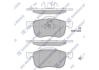 Fren Disk Balata Ön SANGSIN SP2122  8634921 8623861 31262503 WVA23072 274285 2 742 85 274335 2 743 35 272401 2724011 30648387 3 064 838 7 30648385 30648386 30776712 31262506 86238610 8 623 861 0 86349210 8 634 921 0 86349214 8 634 921 4