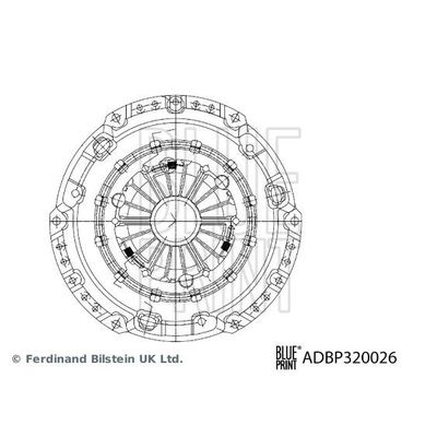 Debriyaj Baskı  Ford Ranger (ES)(2009->)  FORD ORJINAL 6M347563AB