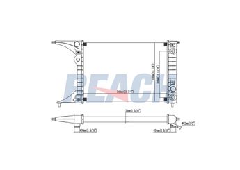 Su Radyatörü  ORİS MOP430034  6302008 52463043 52463044 R1150077