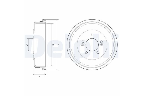Kampana Arka Sağ veya Sol DELPHI BF599