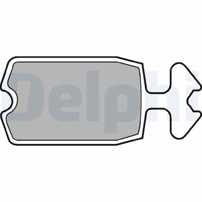 Fren Disk Balata Ön DELPHI LP100