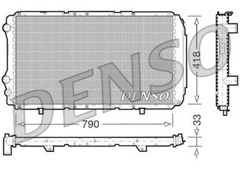 Su Radyatörü  DENSO DRM09076  DRM09076 1301N0 1307395080 1301F3 1307394080 1324816080 1330L5
