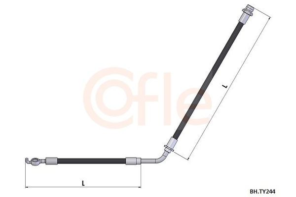 Fren Hortumu Arka Sol Toyota Yaris Cross (2021->)  TRW PHD2350