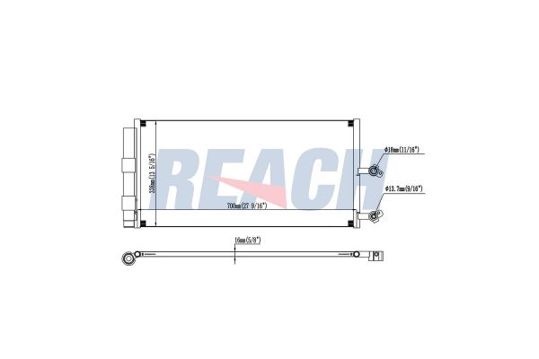Klima Radyatörü  ORİS CVO480016