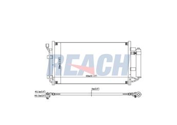 Klima Radyatörü  BOSCH 1 986 AD2 457  921003NA0A 921103NA0A