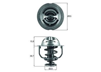 Termostat 90 °C  MAHLE TX 200 90D  6K121113E 06K121113E 6K121113G 06K121113G