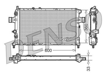 Su Radyatörü  DENSO DRM20017  DRM20017 1300197 1300241 90570731