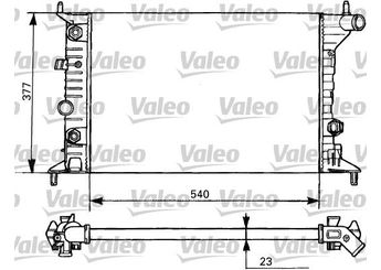 Su Radyatörü  VALEO 731393  1300158 1300221 24402888 90499823