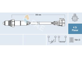 Oksijen (Lambda) Sensörü  FAE 77462  12573936 855391
