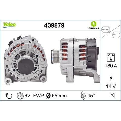 Alternatör  VALEO 439879