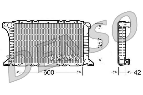 Su Radyatörü  DENSO DRM10090