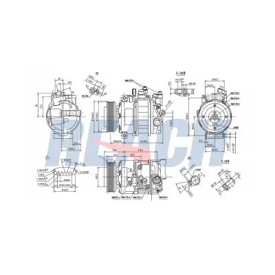 Klima Kompresörü  Audi A1 Sportback (8XF)(11.2014->)  VEKA 58-4405