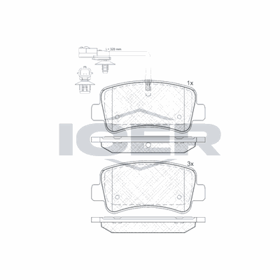 Fren Disk Balata Arka Opel Movano B Midibüs/Otobüs (2014->)  ART A02.2191
