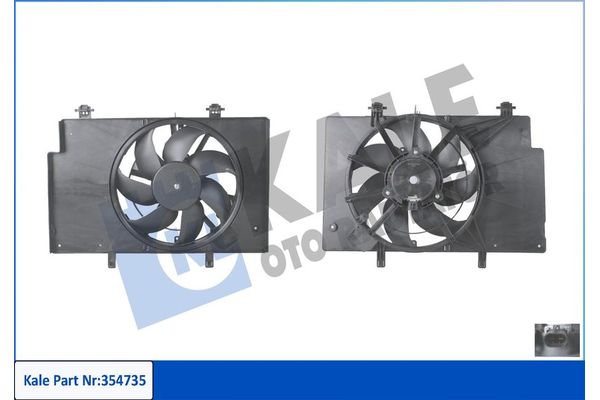 Radyatör Fan ve Motoru  FORD ORJINAL G1B18C607AB