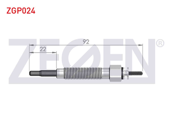 Isıtma Bujisi  ZEGEN ZGP024  1106543G01 1106563G00 3671042010 3671042020 3671042021 3671042060 3671042550 3671042000 5023129 EZD18 MD050212 MD070194 MD077167 RFP118601 S3671042021 11065 43G01 11065-43G01 11065 63G00 11065-63G00