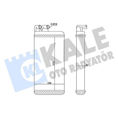 Kalorifer Radyatörü  Audi 100 Avant (C4)(08.1991->)  SWAG 30 91 1090