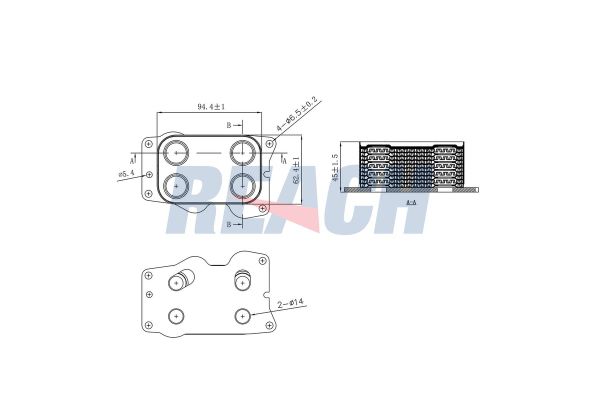Motor Yağ Soğutucu  Citroen Grand C4 Picasso (10.2006->)  PSA ORJINAL 9810152980