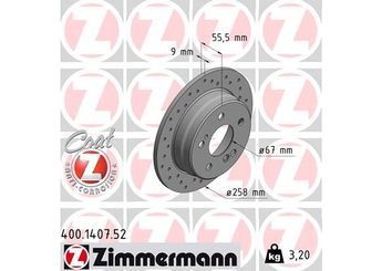 Fren Disk Ayna Arka Sağ ve Sol ZIMMERMANN 400.1407.52  A2014231212 2014230912 201 423 0912 2014231212 201 423 1212 202423001264 202 423 0012 64 A2014230912 A 201 423 0912 A 201 423 1212 A202423001264 A 202 423 0012 64