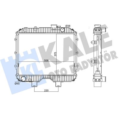 Su Radyatörü  WENDERPARTS MA1245006303