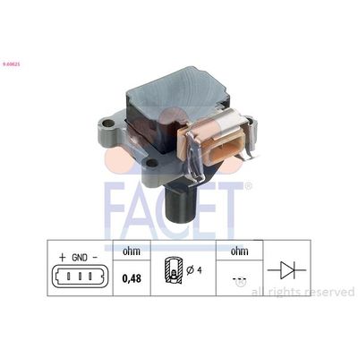 Ateşleme Bobini  BMW 3 Serisi Cabrio (E36)(1993->)  FACET 9.6062S