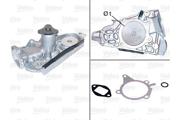 Devirdaim Su Pompası  Mazda 323 C/F/P/S Sedan (BA)(01.1997->)  VALEO 506948
